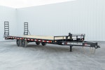PJ Trailers 24'x102" 8" I-Beam Deckover Flatbed Trailer (F8) Stock #87809 - Thumbnail 2