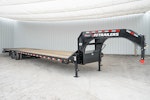 PJ Trailers 40'x102" Gooseneck Low Pro Flatbed Trailer w/ Duals (LD) Stock #87810 - Thumbnail 2