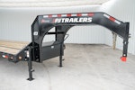 PJ Trailers 40'x102" Gooseneck Low Pro Flatbed Trailer w/ Duals (LD) Stock #87810 - Thumbnail 4