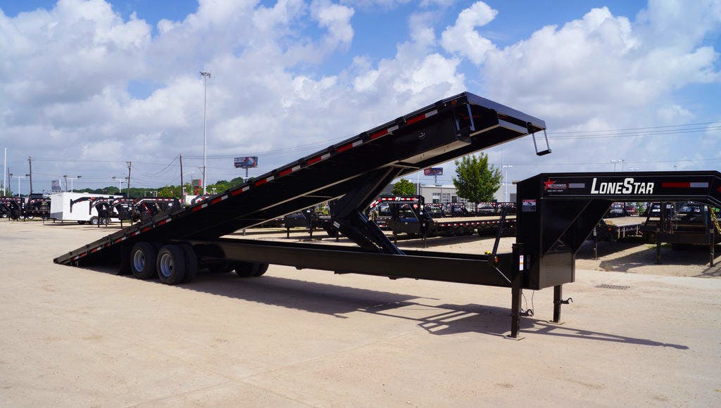 LoneStar 40'x102" Tilt Shipping Container Trailer w/ Duals (TC) - Stock #87815 - Image 2 of 13