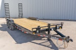 LoneStar 20'x83" Equipment Trailer w/ Stand-Up Ramps Stock #87826 - Thumbnail 1