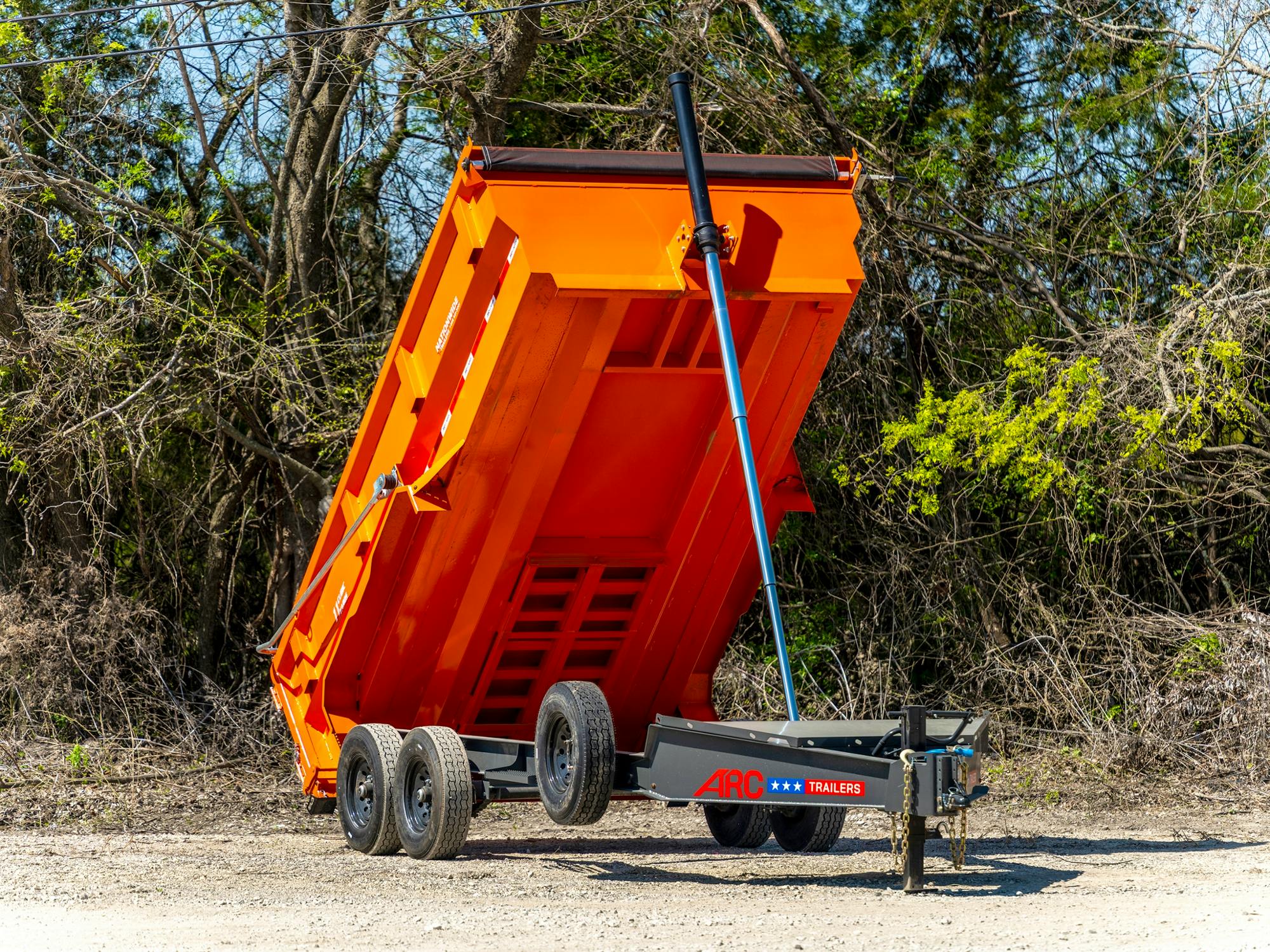 ARC Trailers 14'x83" Telescopic Dump Trailer w/ 3' Sides (BDT) - Stock #87834 - Image 2 of 3