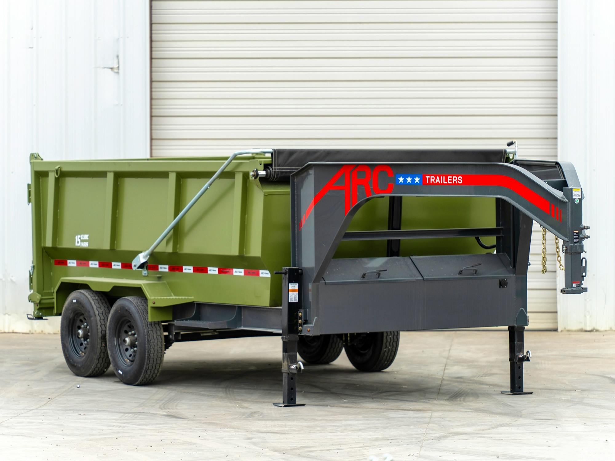ARC Trailers 14'x83" Gooseneck Telescopic Dump Trailer w/ 4' Sides (GDT) - Stock #87849 - Image 1 of 4
