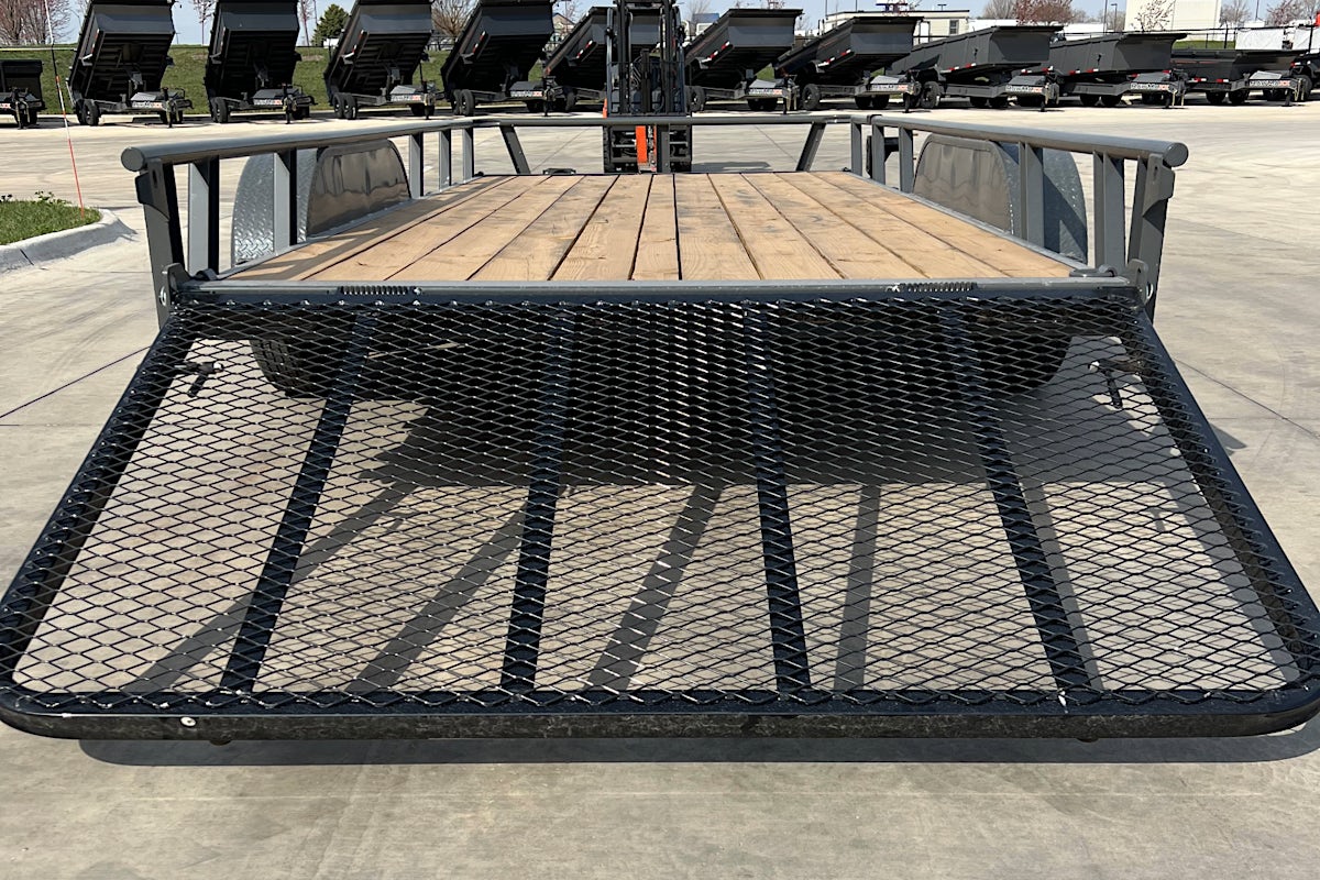 RawMaxx 16'x83" Tandem Axle Utility Trailer w/ 4ft Gate (UTX) - Stock #87855 - Image 6 of 9 RawMaxx 16'x83" Tandem Axle Utility Trailer w/ 4ft Gate (UTX) - Stock #87855 - Image 6 of 9