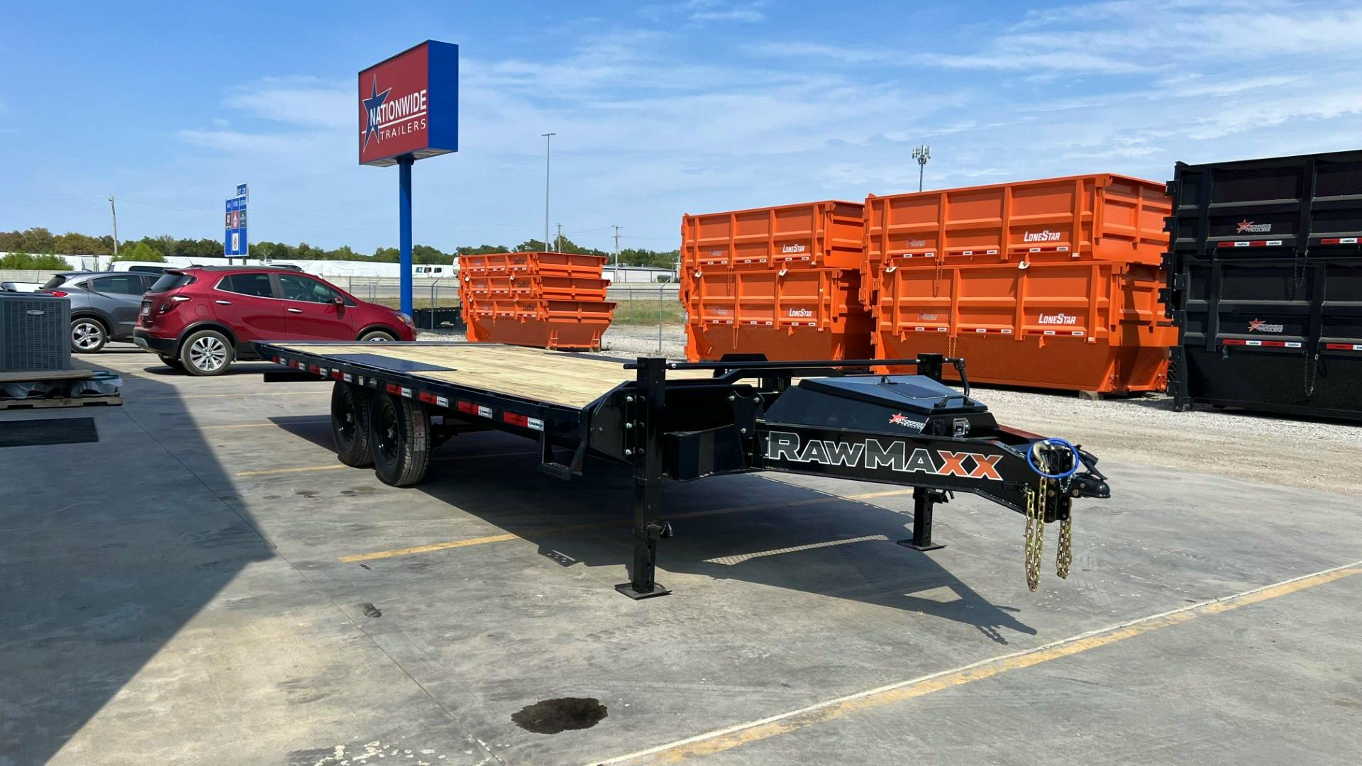 RawMaxx DTX 22' × 102" 14K Full-Tilt Equipment Trailer
