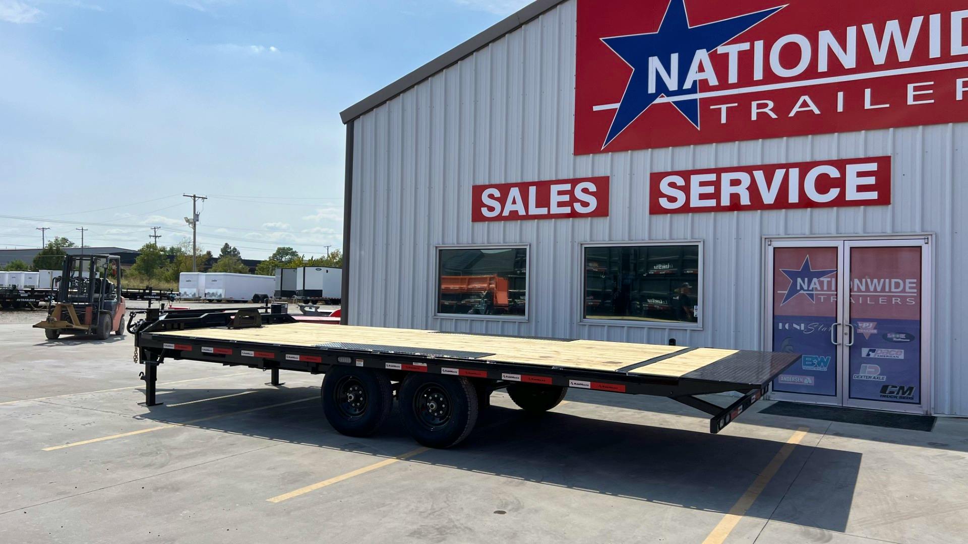 RawMaxx DTX 22' × 102" 14K Full-Tilt Equipment Trailer