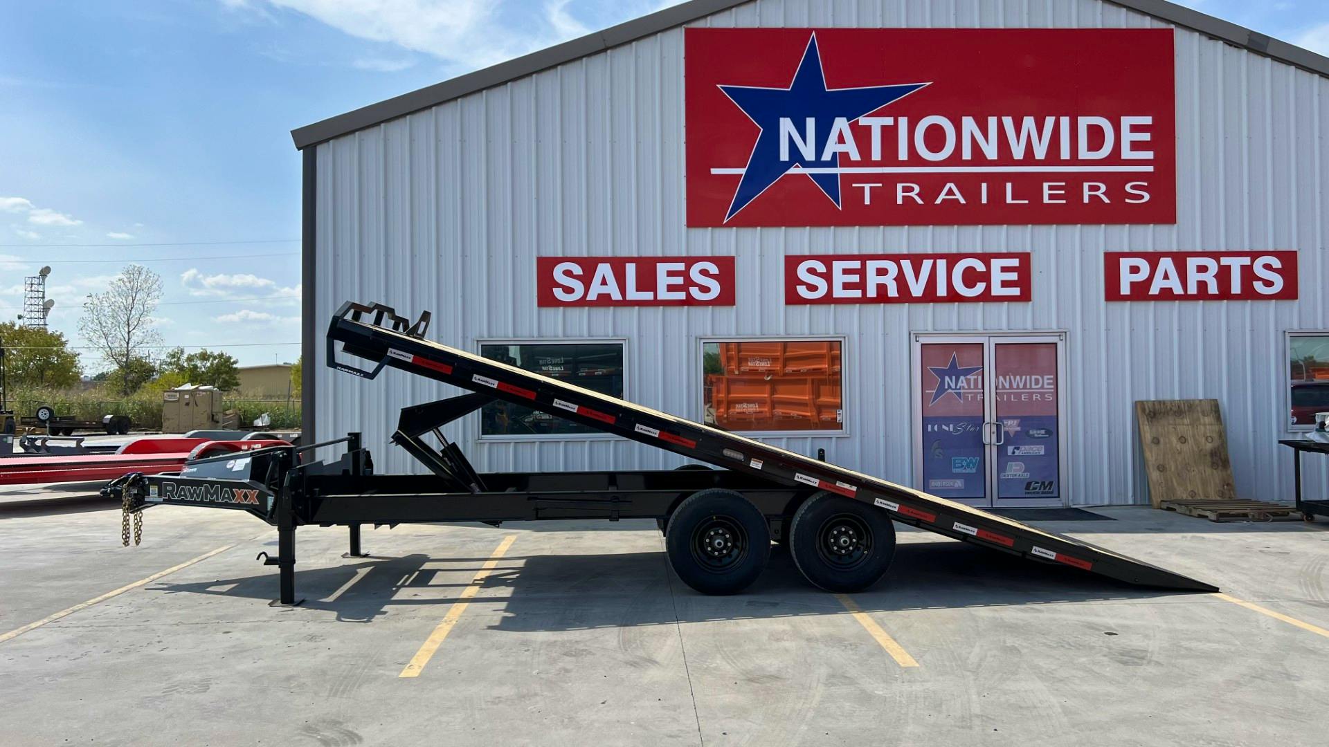 RawMaxx DTX 22' × 102" 14K Full-Tilt Equipment Trailer