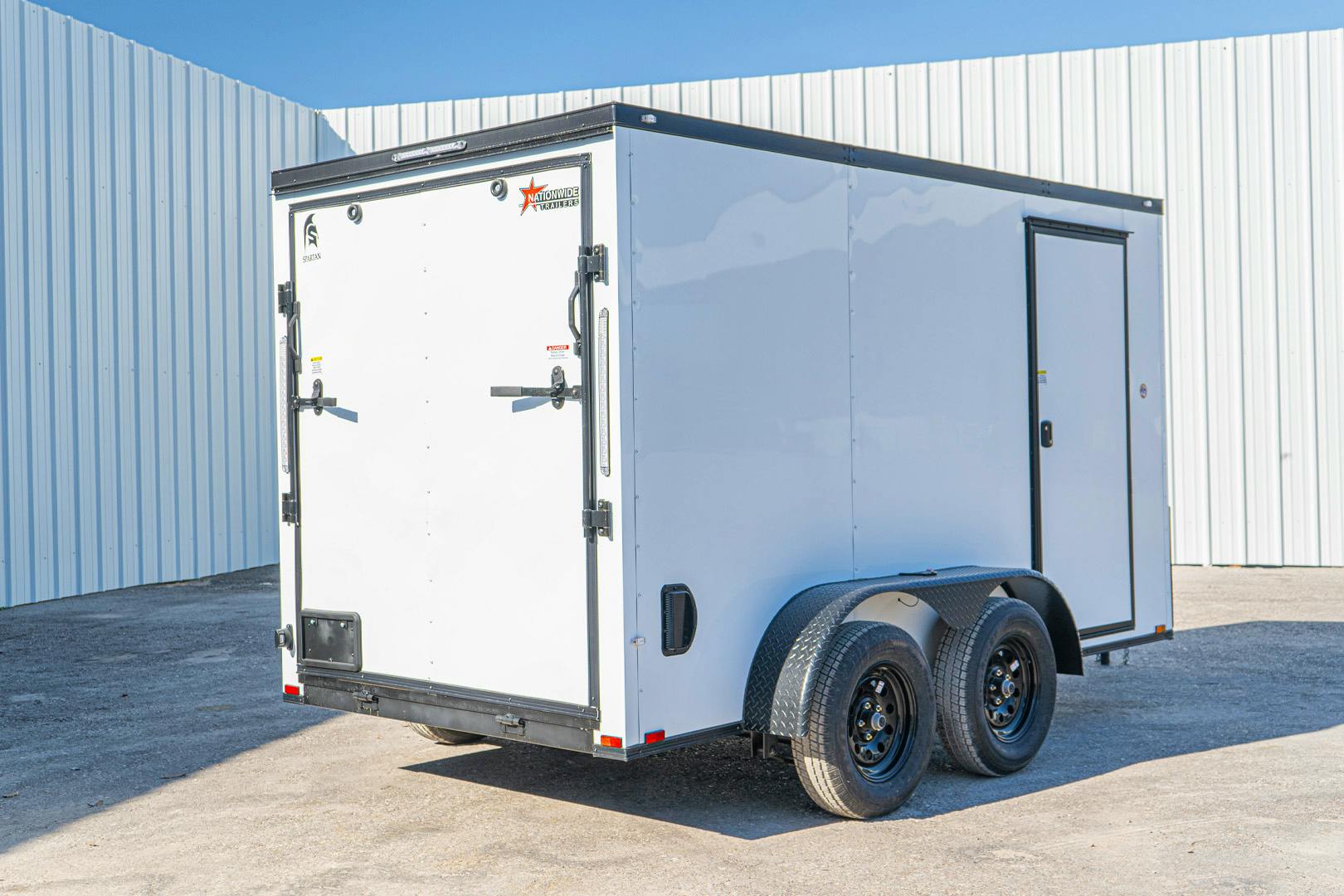 Spartan 6'x12' Enclosed Cargo Trailer w/ Rear Ramp Door (C2) - Stock #87868 - Image 14 of 19