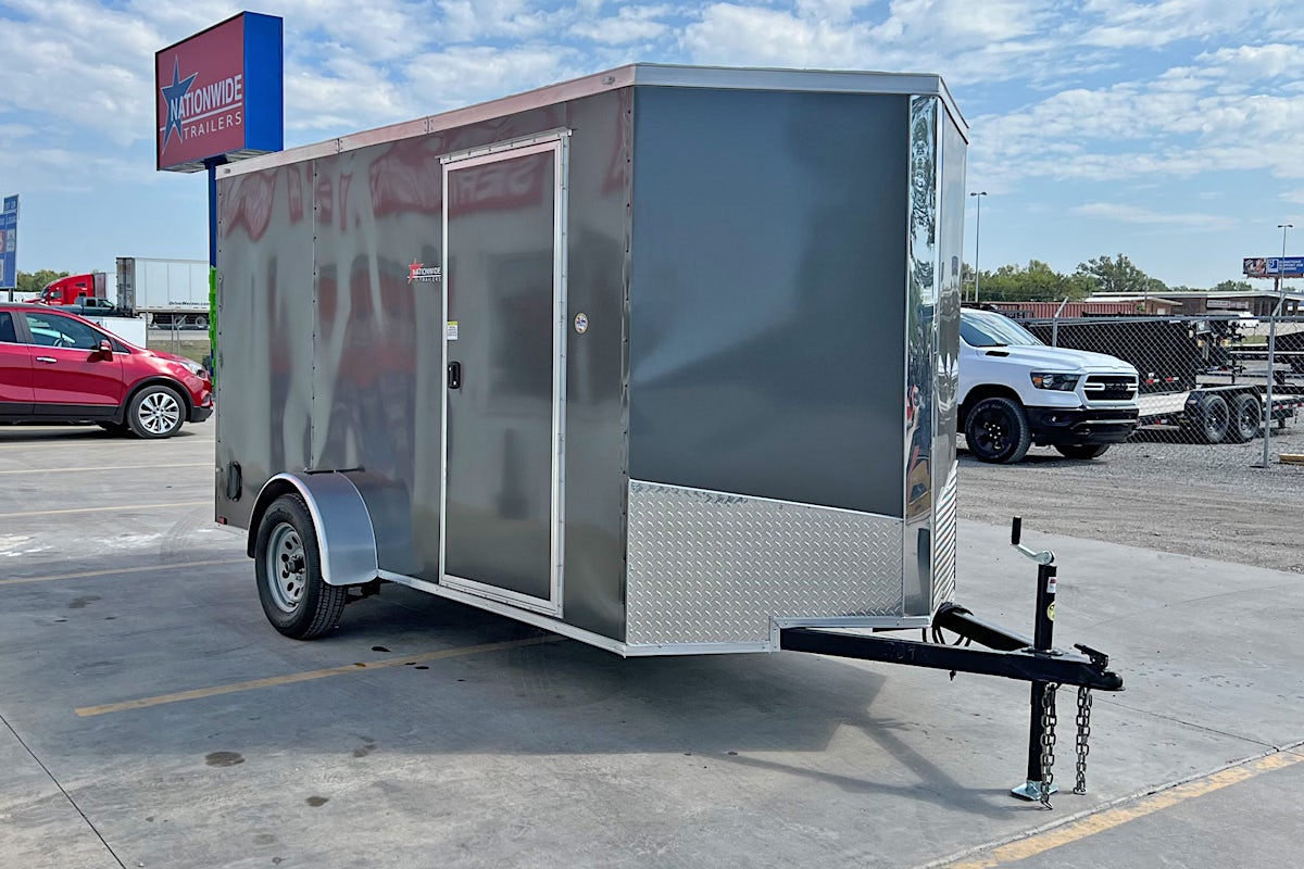 Spartan 6'x12' Enclosed Cargo Trailer w/ Rear Ramp Door (C2) - Stock #87869 - Image 5 of 6 Spartan 6'x12' Enclosed Cargo Trailer w/ Rear Ramp Door (C2) - Stock #87869 - Image 5 of 6