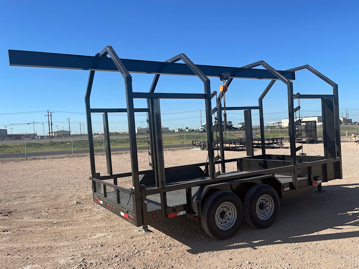 AT Trailers 16'x83" Monorail Oilfield Trailer (SM) - Stock #87872 - Image 3 of 5 AT Trailers 16'x83" Monorail Oilfield Trailer (SM) - Stock #87872 - Image 3 of 5