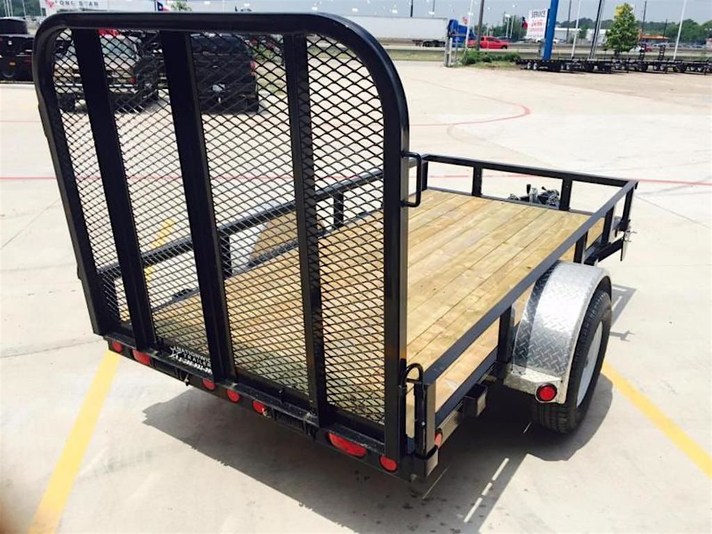 PJ Trailers 10'x60" Single Axle 4" Channel Utility Trailer (U6) - Stock #87878 - Image 3 of 7 PJ Trailers 10'x60" Single Axle 4" Channel Utility Trailer (U6) - Stock #87878 - Image 3 of 7