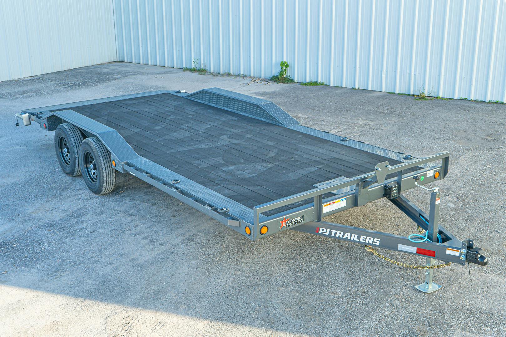 PJ Trailers 20'x102" 5" Channel Car Trailer (B5) - Stock #87880 - Image 1 of 15