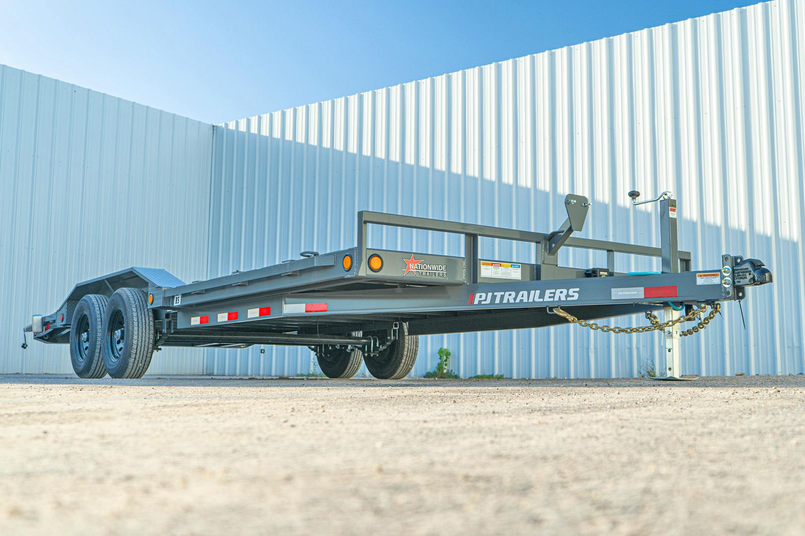 PJ Trailers 20'x102" 5" Channel Car Trailer (B5) - Stock #87880 - Image 3 of 15