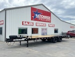 PJ Trailers 25'x102" Low Pro Pintle Flatbed Trailer w/ Duals (PL) Stock #87881 - Thumbnail 1