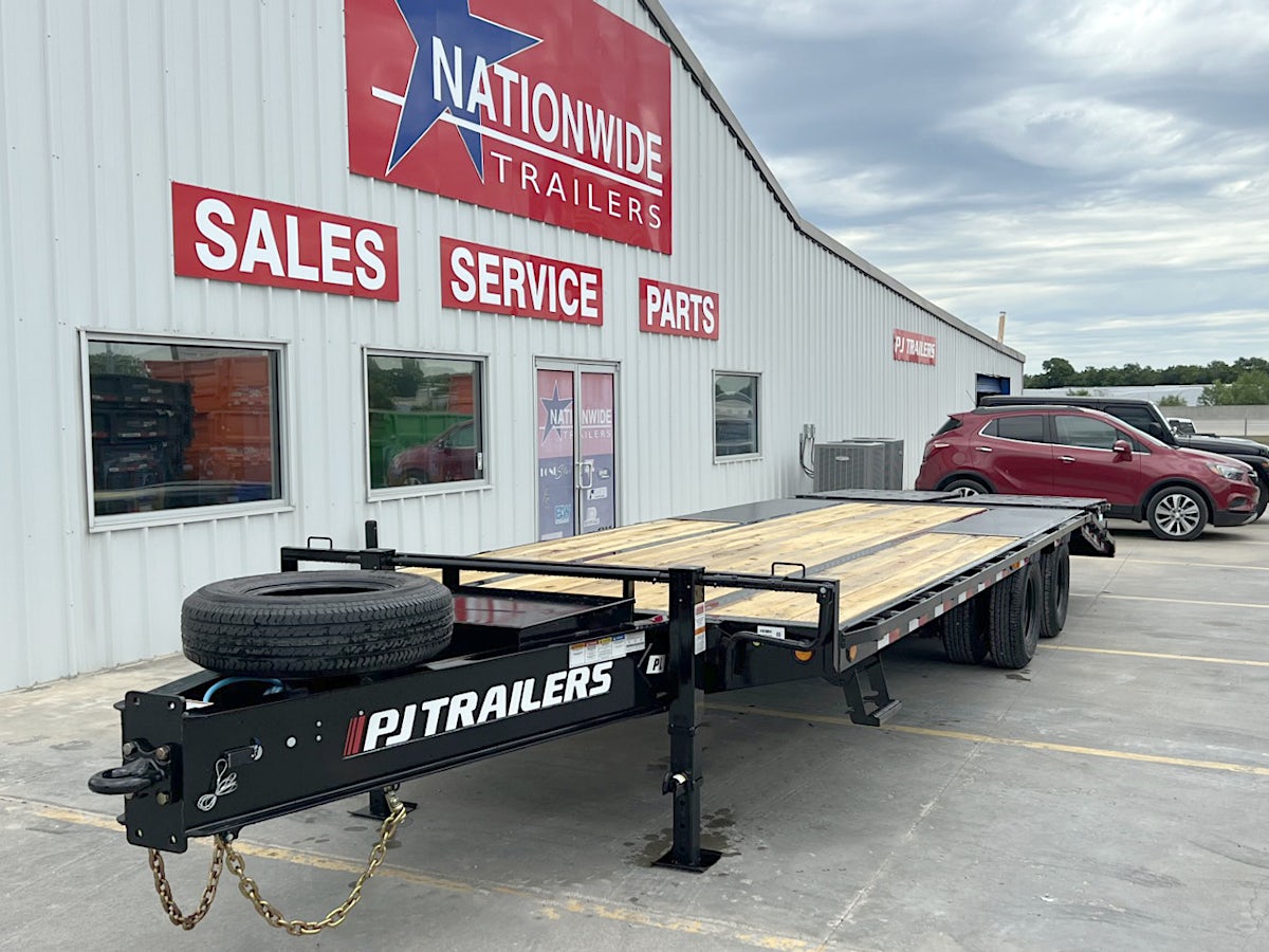 PJ Trailers 25'x102" Low Pro Pintle Flatbed Trailer w/ Duals (PL) - Stock #87881 - Image 2 of 8 PJ Trailers 25'x102" Low Pro Pintle Flatbed Trailer w/ Duals (PL) - Stock #87881 - Image 2 of 8