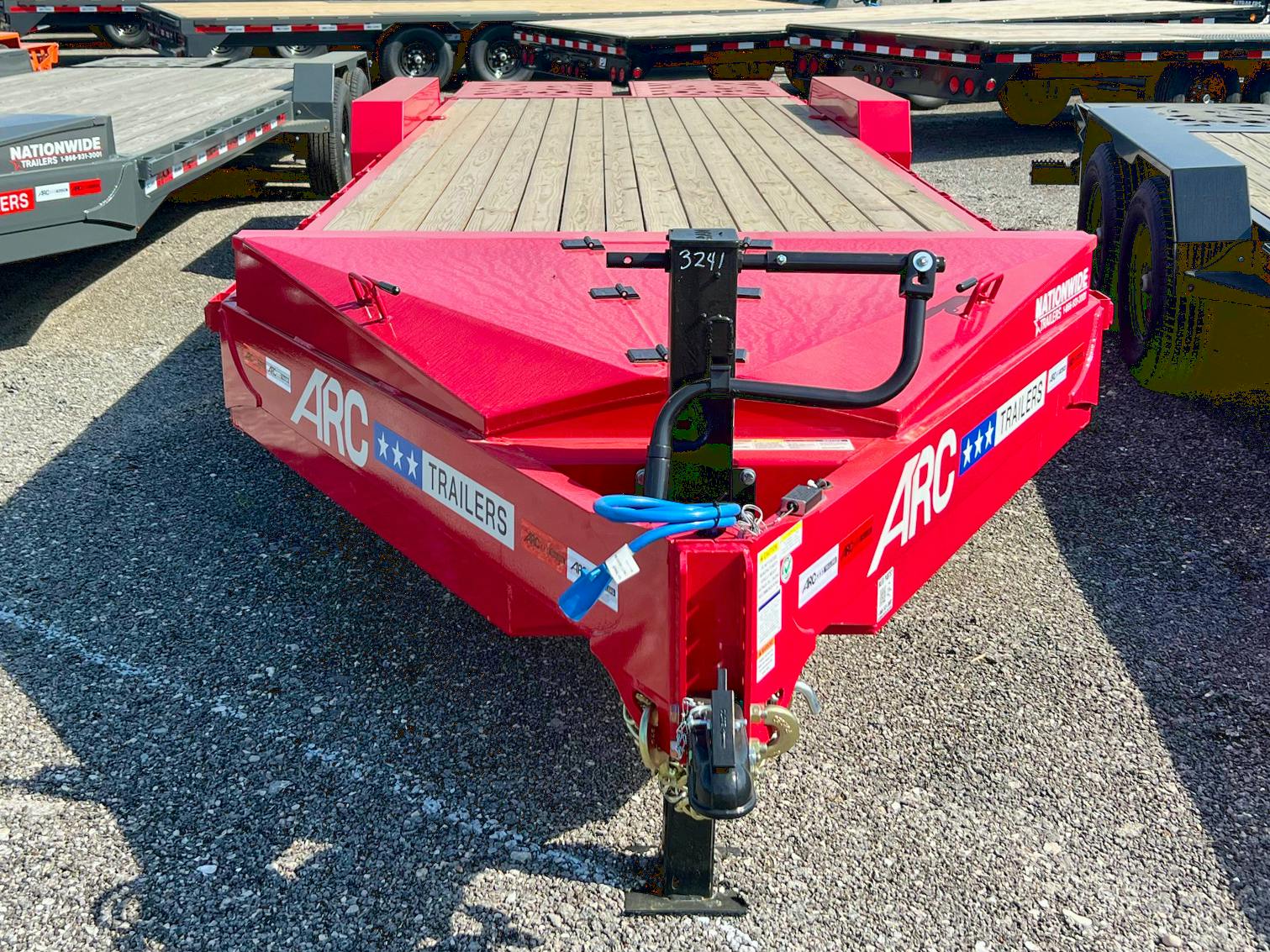 ARC Trailers 24'x83" 14K HD Equipment Hauler w/ 4' Dovetail & Bigfoot Ramps (BEQ) - Stock #87887 - Image 4 of 4