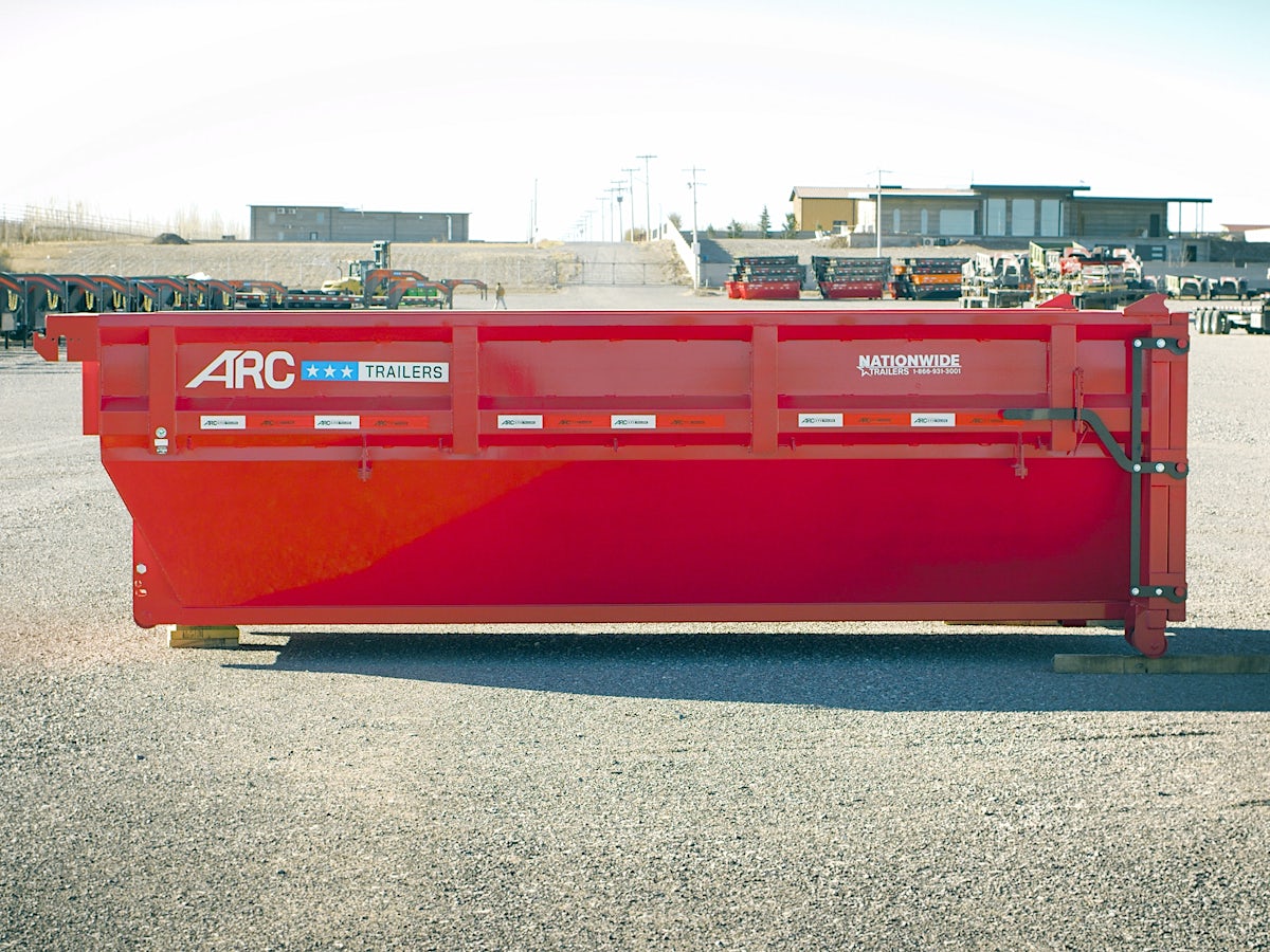 ARC Trailers 14' 14YD Steel Dumpster Bin w/ 4' Sides - Stock #87892 - Image 8 of 9 ARC Trailers 14' 14YD Steel Dumpster Bin w/ 4' Sides - Stock #87892 - Image 8 of 9