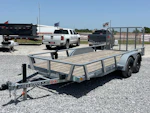 RawMaxx 16'x77" Tandem Axle Utility Trailer w/ 4ft Ramp Gate (UTX) Stock #87914 - Thumbnail 2