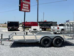 RawMaxx 16'x77" Tandem Axle Utility Trailer w/ 4ft Ramp Gate (UTX) Stock #87914 - Thumbnail 3