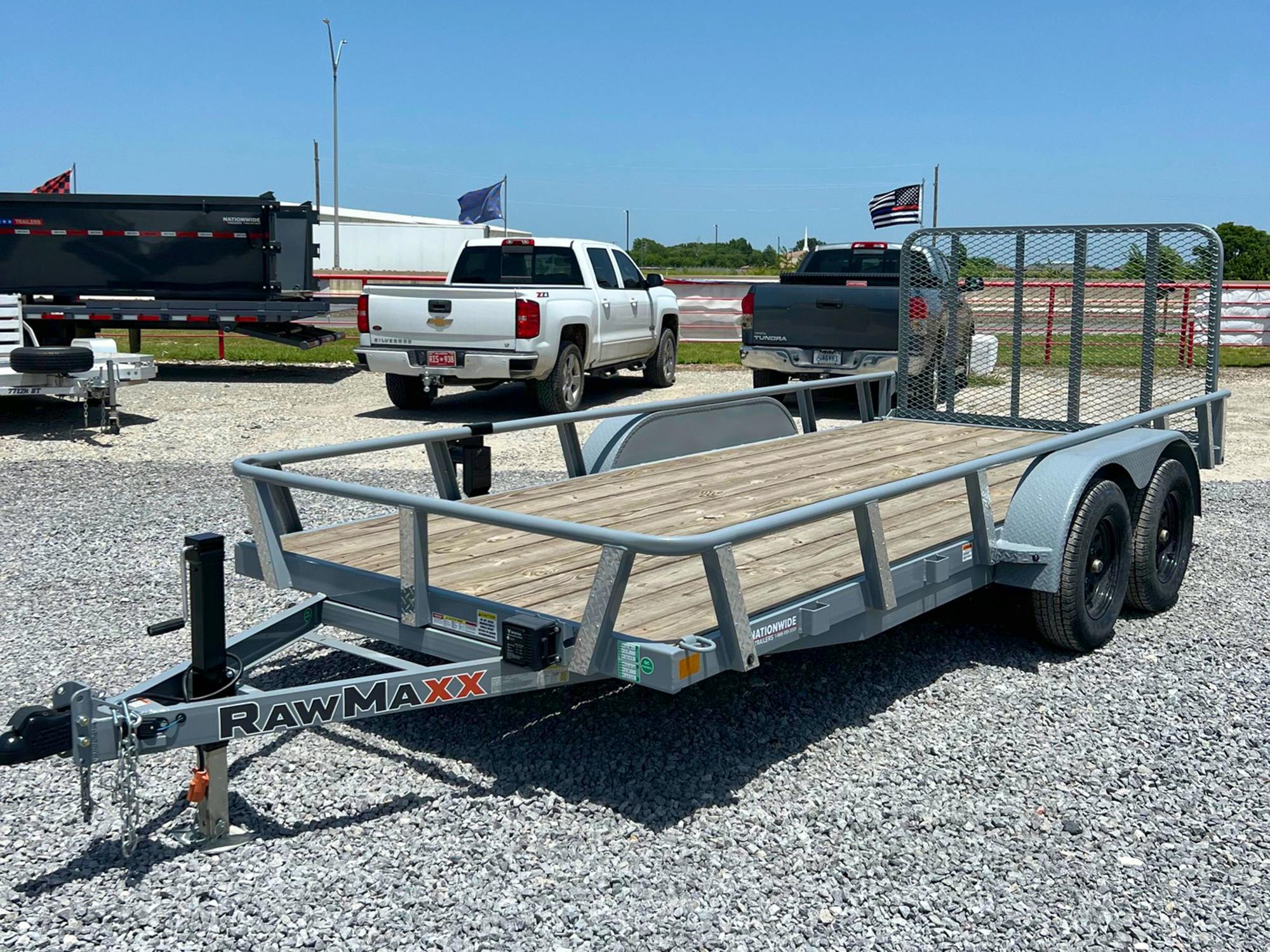 RawMaxx UTX 16' × 77" 7K Utility Trailer