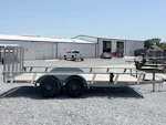 RawMaxx 16'x77" Tandem Axle Utility Trailer w/ 4ft Ramp Gate (UTX) Stock #87916 - Thumbnail 5