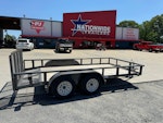 Texas Bragg 14'x83" Utility Trailer w/ 3' Gate & 2' Dovetail (U2) Stock #87919 - Thumbnail 2