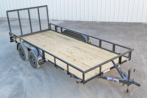 Texas Bragg 14'x83" Utility Trailer w/ 4' Gate (U2)