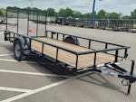 Texas Bragg 14'x77" Utility Trailer w/ 4' Gate (U1) Stock #87921 - Thumbnail 1