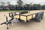Texas Bragg 12'x83" Utility Trailer w/ Slide-In Ramps (U2) Stock #87925 - Thumbnail 1