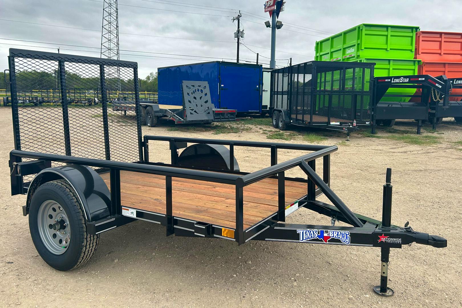 Texas Bragg 8'x60" Utility Trailer w/ 4' Gate (U1) - Stock #87929 - Image 2 of 5