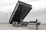 PJ Trailers 14'x96" Deckover Dump Trailer w/ 19" Fold-down Sides (D8) Stock #87937 - Thumbnail 5