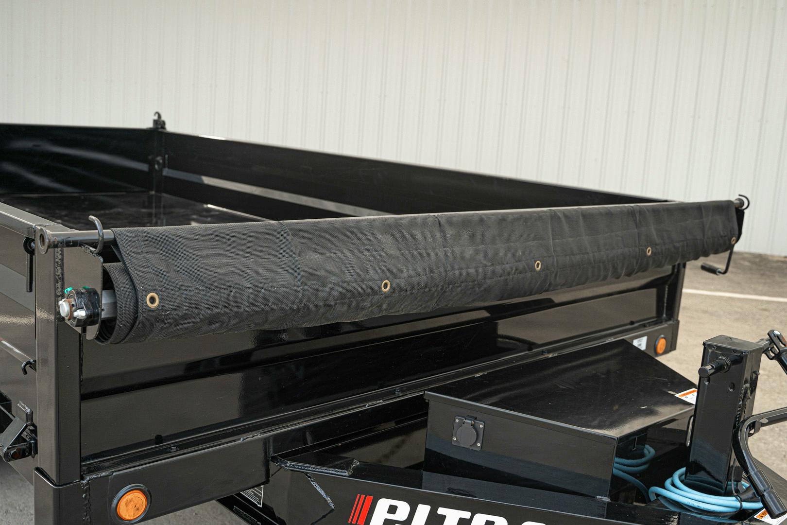 PJ Trailers 14'x96" Deckover Dump Trailer w/ 19" Fold-down Sides (D8) - Stock #87937 - Image 10 of 26