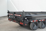 PJ Trailers 14'x96" Deckover Dump Trailer w/ 19" Fold-down Sides (D8) Stock #87937 - Thumbnail 17