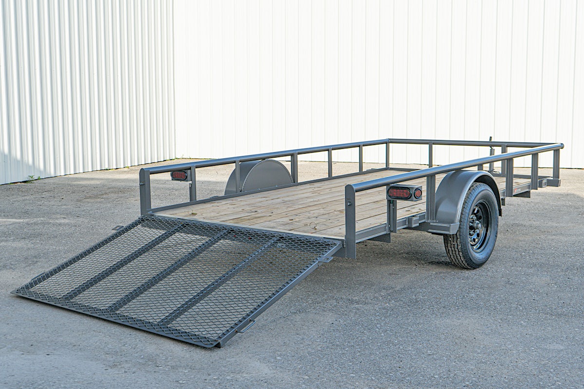 Texas Bragg 12'x77" Utility Trailer w/ 4' Gate (U2) - Stock #87942 - Image 12 of 12 Texas Bragg 12'x77" Utility Trailer w/ 4' Gate (U2) - Stock #87942 - Image 12 of 12