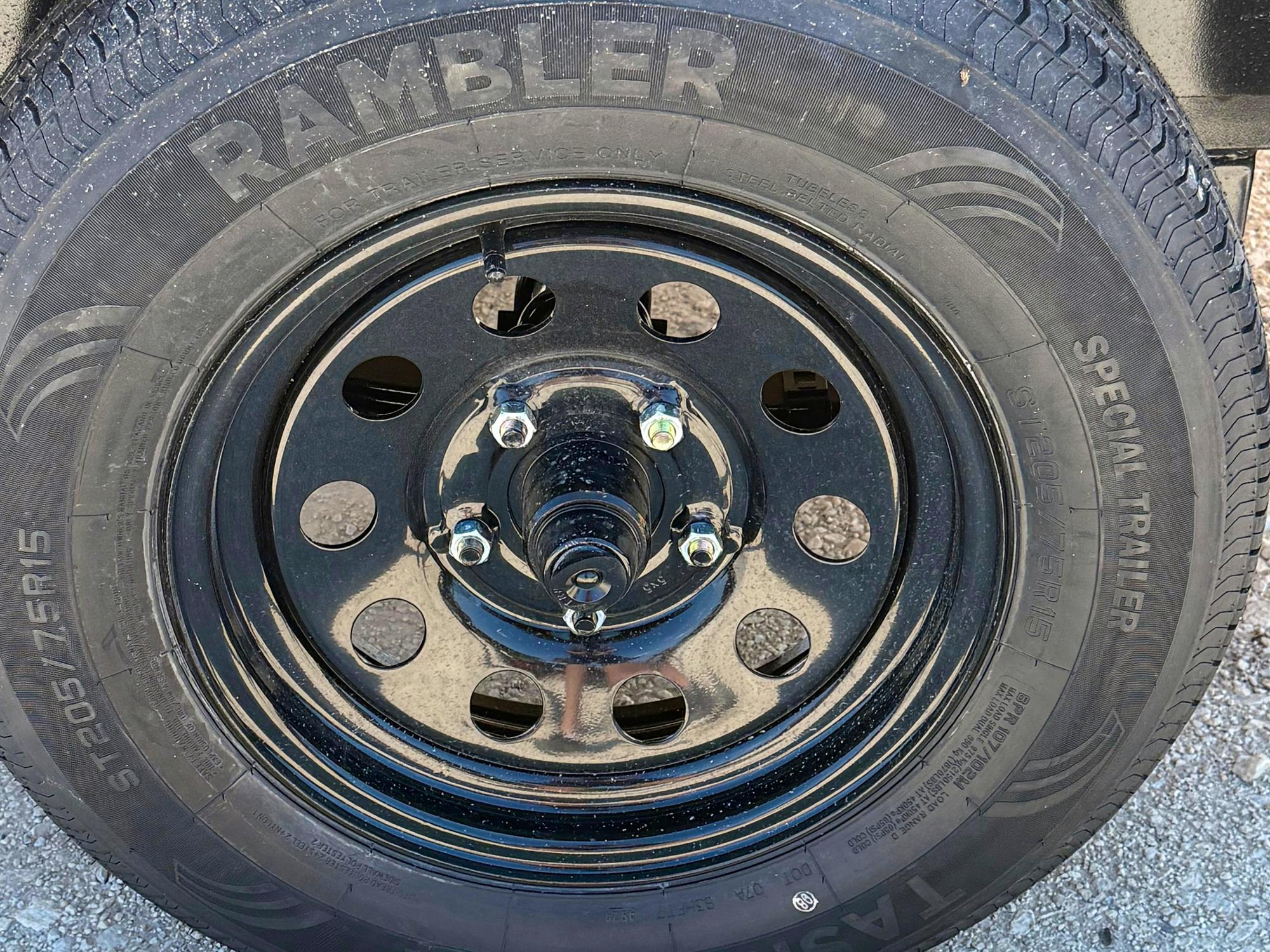 Texas Bragg 8'x60" Utility Trailer w/ 4' Gate (U1) - Stock #87949 - Image 4 of 5