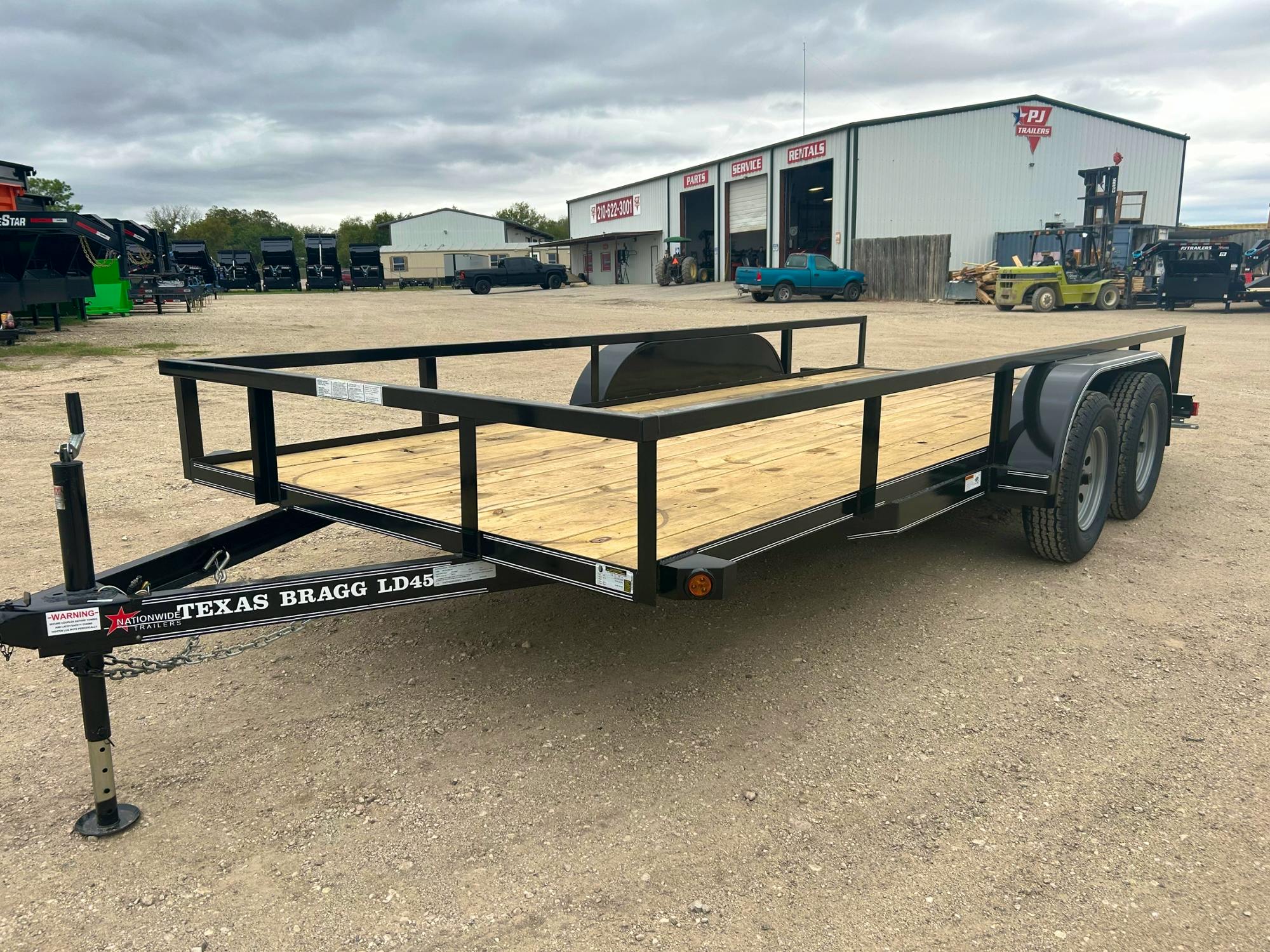 Texas Bragg 16'x83" Utility Trailer (U2) - Stock #87952 - Image 1 of 1