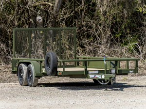 Texas Bragg 16'x83" Utility Trailer w/ 4' Gate (U2)