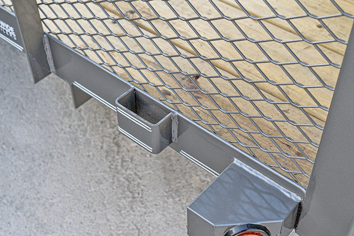 Texas Bragg 16'x83" Landscape Trailer w/ 4' Sides & 4' Gate (L2) - Stock #87959 - Image 8 of 16 Texas Bragg 16'x83" Landscape Trailer w/ 4' Sides & 4' Gate (L2) - Stock #87959 - Image 8 of 16