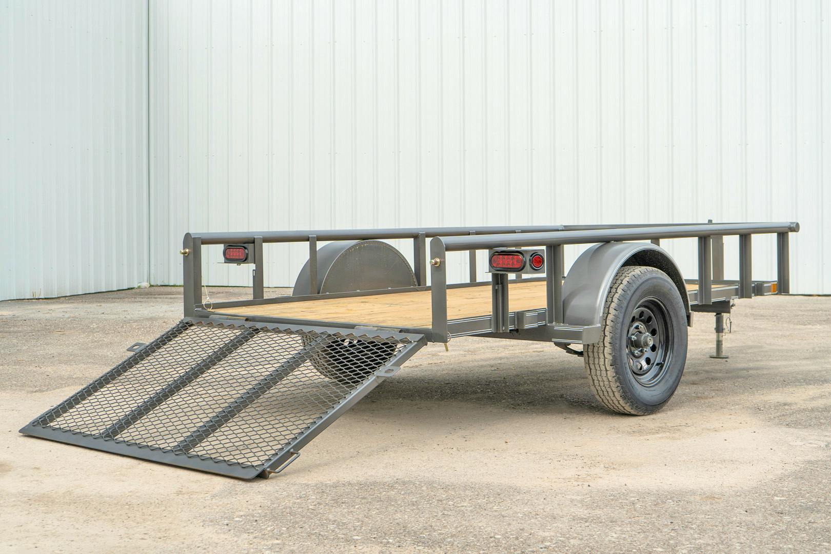 Texas Bragg 10'x77" Utility Trailer w/ 4' Gate (U1) - Stock #87961 - Image 5 of 5