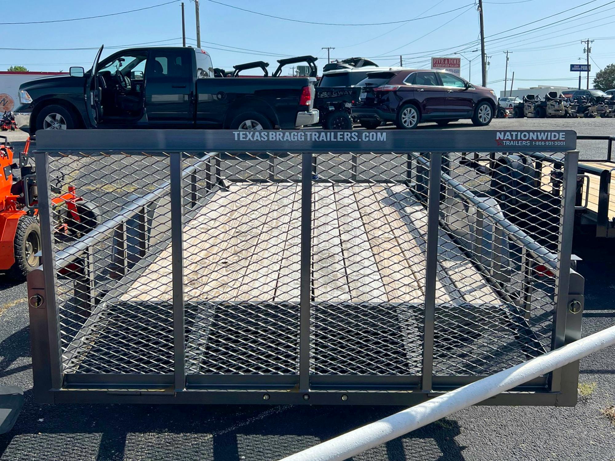 Texas Bragg 14'x77" Utility Trailer w/ 3' Gate & 2' Dovetail (U2) - Stock #87964 - Image 3 of 3