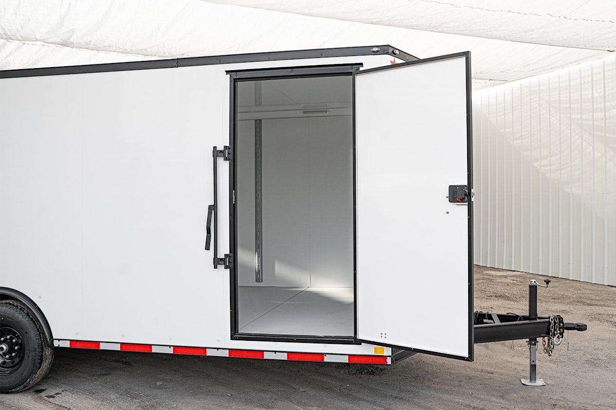 CellTech 8.5'x20' All-Steel Enclosed Cargo Trailer w/ Rear Ramp Door (C2) - Stock #87982 - Image 5 of 18 CellTech 8.5'x20' All-Steel Enclosed Cargo Trailer w/ Rear Ramp Door (C2) - Stock #87982 - Image 5 of 18