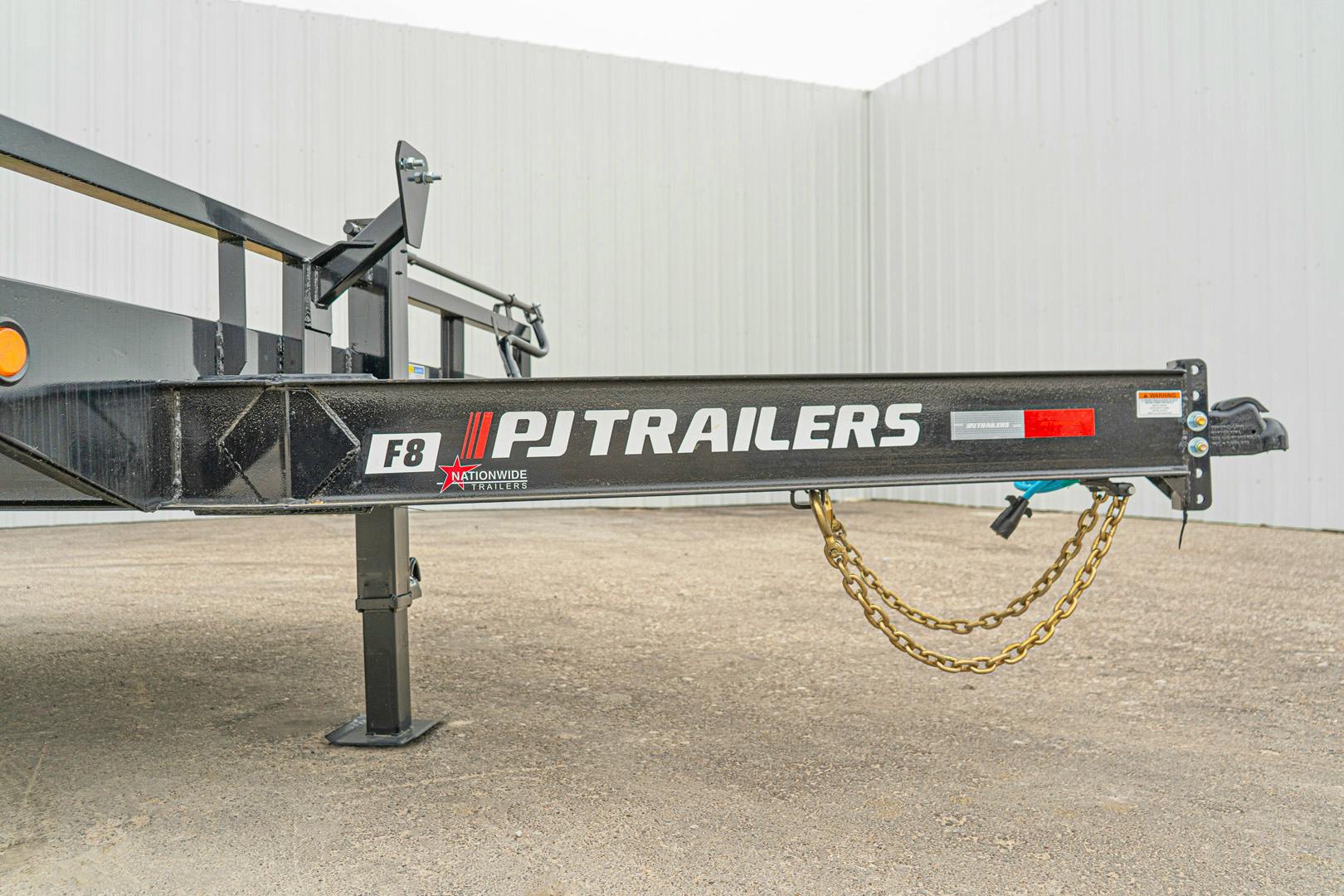 PJ Trailers 20'x102" 8" I-Beam Deckover Flatbed Trailer (F8) - Stock #87983 - Image 5 of 15