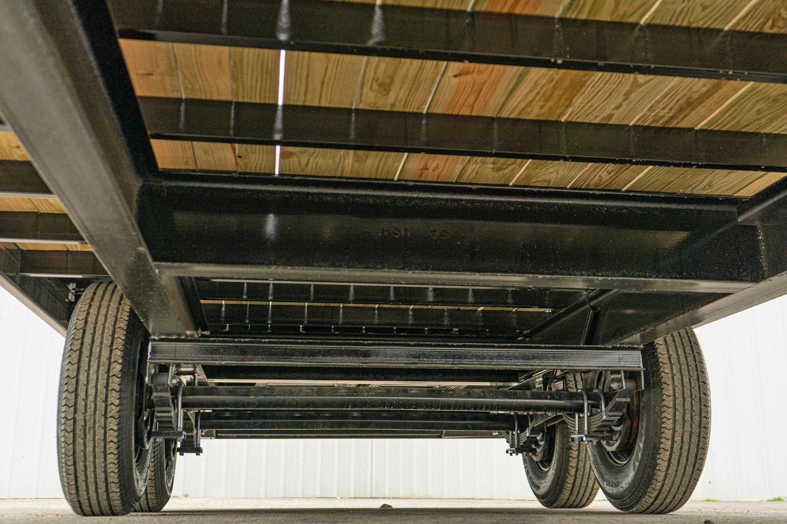 PJ Trailers 20'x102" 8" I-Beam Deckover Flatbed Trailer (F8) - Stock #87983 - Image 9 of 15