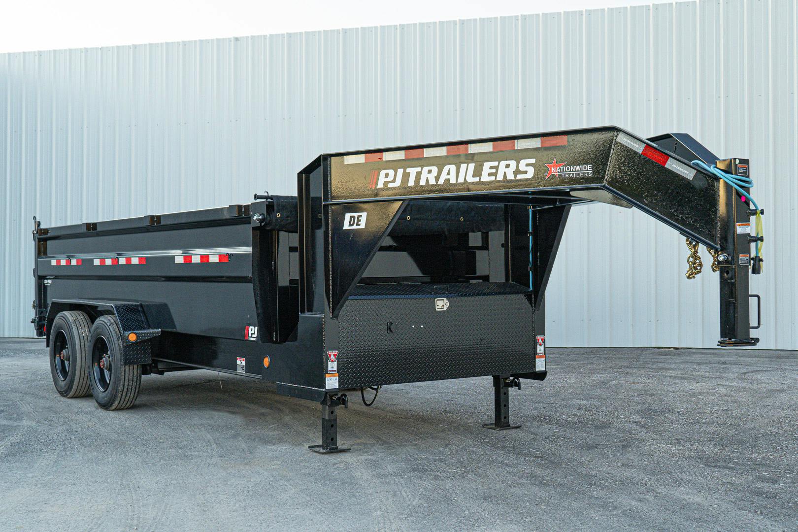 PJ Trailers 16'x83" Gooseneck HD Low Pro Dump Trailer w/ 3' Sides (DE) - Stock #87985 - Image 4 of 32