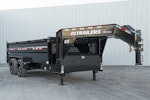 PJ Trailers 16'x83" Gooseneck HD Low Pro Dump Trailer w/ 3' Sides (DE) Stock #87985 - Thumbnail 4