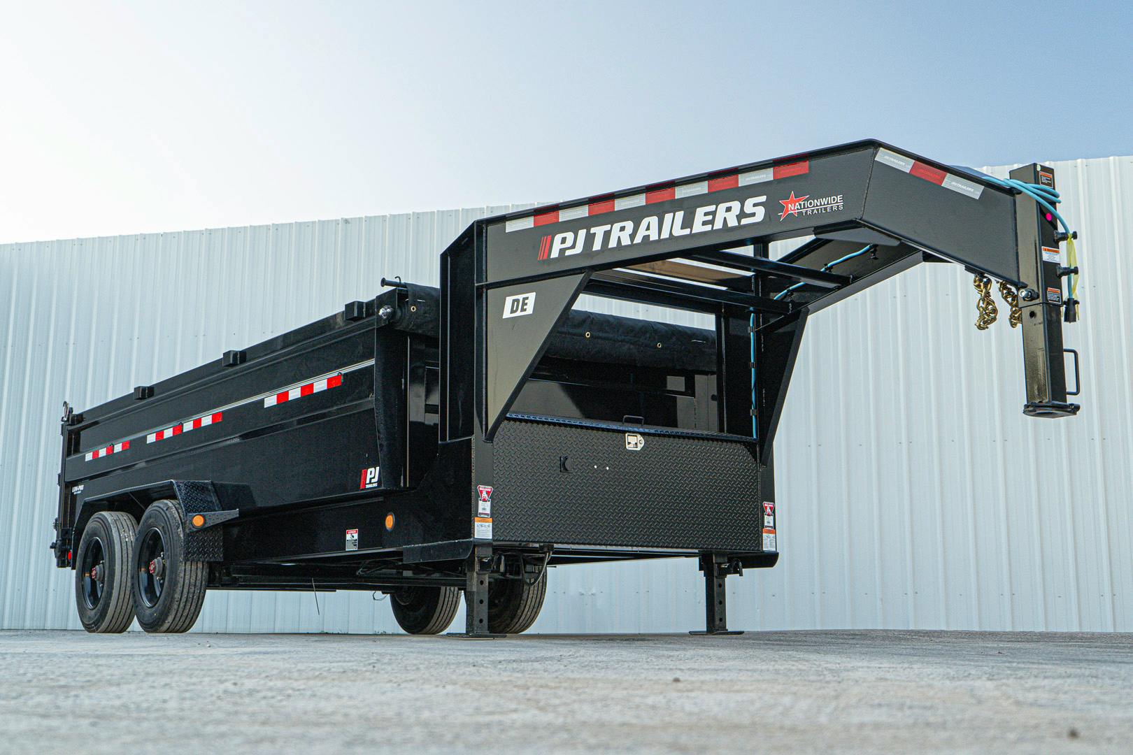 PJ Trailers 16'x83" Gooseneck HD Low Pro Dump Trailer w/ 3' Sides (DE) - Stock #87985 - Image 6 of 32