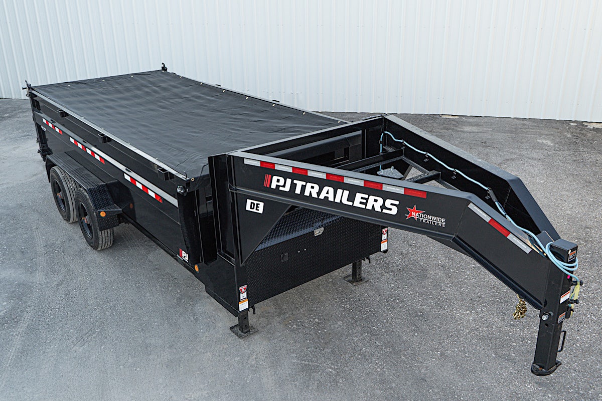 PJ Trailers 16'x83" Gooseneck HD Low Pro Dump Trailer w/ 3' Sides (DE) - Stock #87985 - Image 8 of 32 PJ Trailers 16'x83" Gooseneck HD Low Pro Dump Trailer w/ 3' Sides (DE) - Stock #87985 - Image 8 of 32