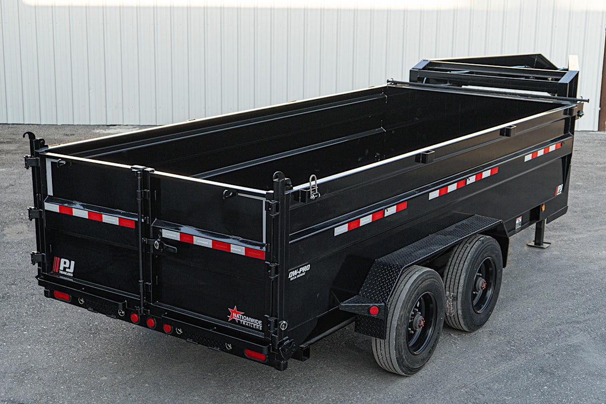 PJ Trailers 16'x83" Gooseneck HD Low Pro Dump Trailer w/ 3' Sides (DE) - Stock #87985 - Image 21 of 32 PJ Trailers 16'x83" Gooseneck HD Low Pro Dump Trailer w/ 3' Sides (DE) - Stock #87985 - Image 21 of 32