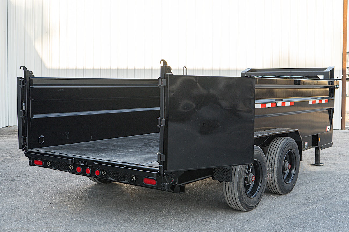 PJ Trailers 16'x83" Gooseneck HD Low Pro Dump Trailer w/ 3' Sides (DE) - Stock #87985 - Image 23 of 32 PJ Trailers 16'x83" Gooseneck HD Low Pro Dump Trailer w/ 3' Sides (DE) - Stock #87985 - Image 23 of 32