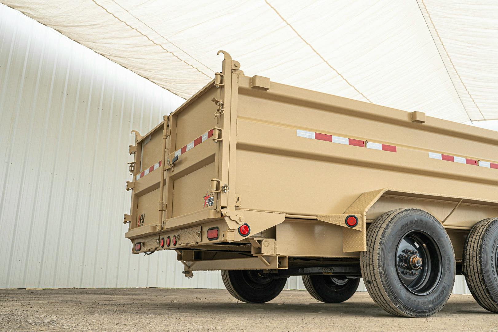 PJ Trailers 16'x83" Gooseneck HD Low Pro Dump Trailer w/ 3' Sides (DE) - Stock #87991 - Image 19 of 21